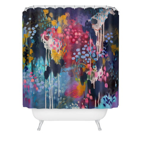 Stephanie Corfee Blue Velvet Shower Curtain