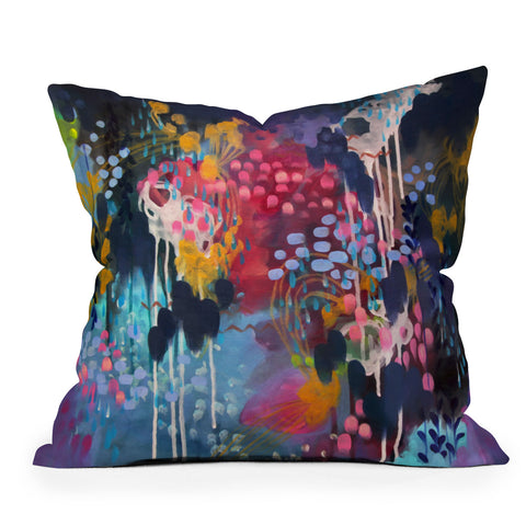 Stephanie Corfee Blue Velvet Throw Pillow