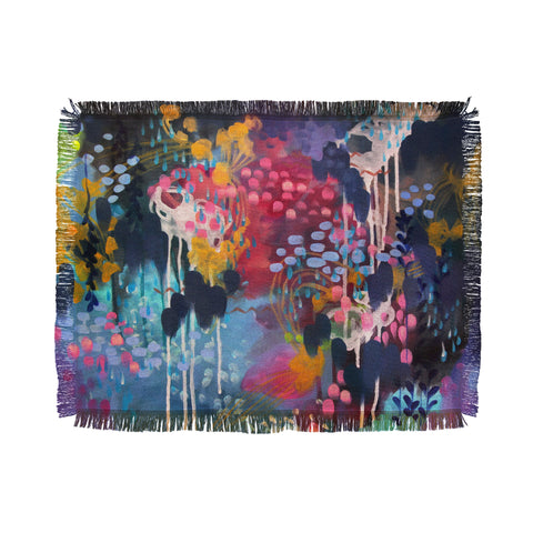 Stephanie Corfee Blue Velvet Throw Blanket