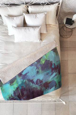 Stephanie Corfee Bluemarine Fleece Throw Blanket