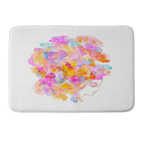 Stephanie Corfee Bouffant Memory Foam Bath Mat