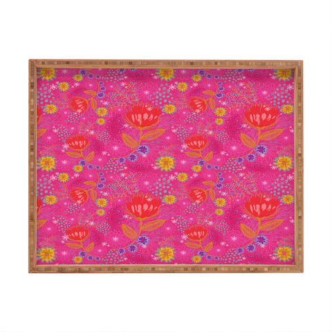 Stephanie Corfee Bright Bouquet Rectangular Tray