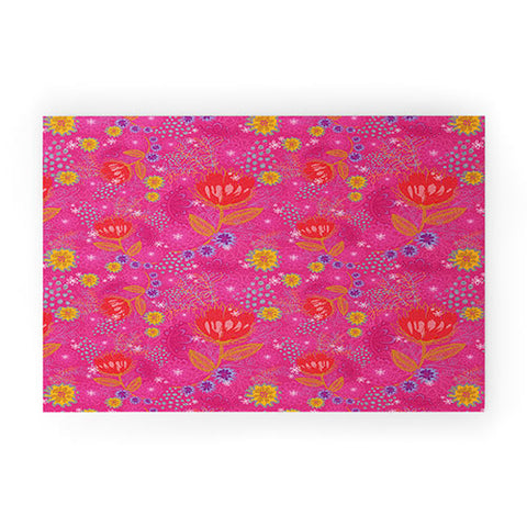 Stephanie Corfee Bright Bouquet Welcome Mat
