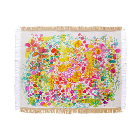 Stephanie Corfee Bubble Garden Throw Blanket
