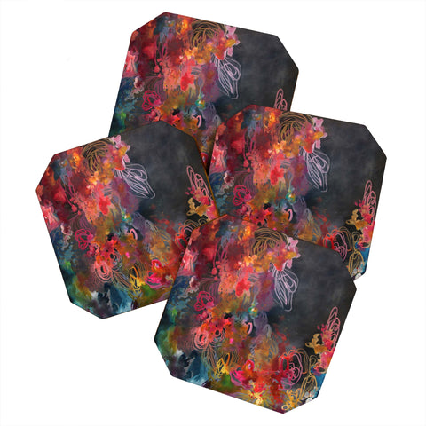 Stephanie Corfee Bursting Heart Coaster Set