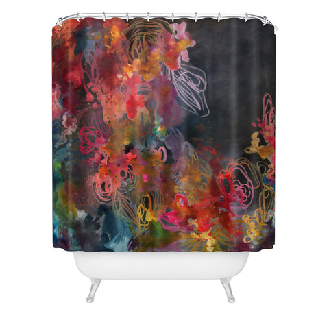Stephanie Corfee Bursting Heart Shower Curtain