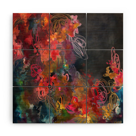 Stephanie Corfee Bursting Heart Wood Wall Mural