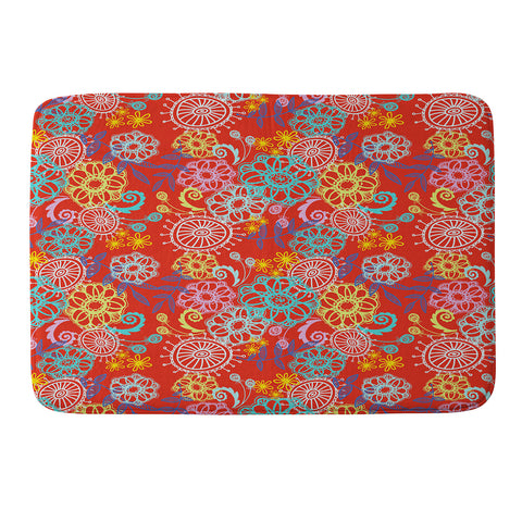 Stephanie Corfee Cart Wheels Memory Foam Bath Mat
