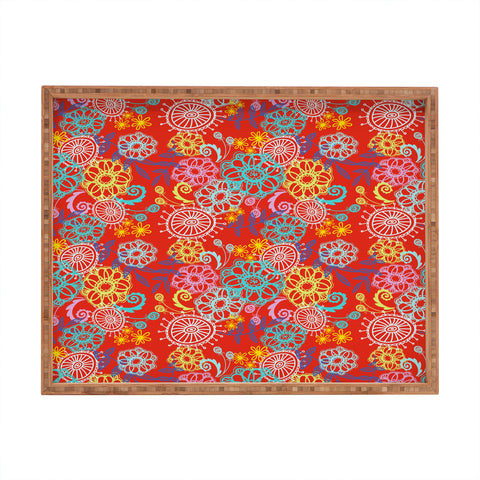 Stephanie Corfee Cart Wheels Rectangular Tray