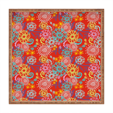 Stephanie Corfee Cart Wheels Square Tray