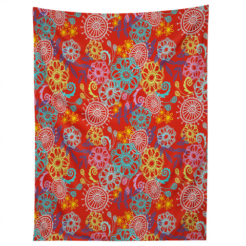 Stephanie Corfee Cart Wheels Tapestry