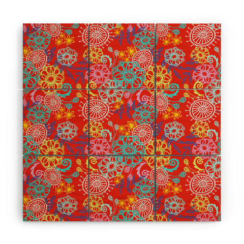 Stephanie Corfee Cart Wheels Wood Wall Mural