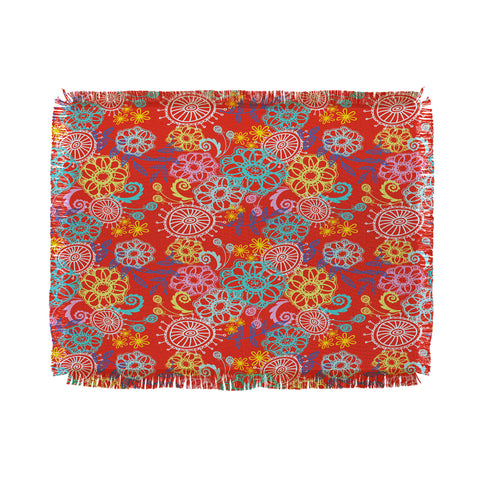 Stephanie Corfee Cart Wheels Throw Blanket