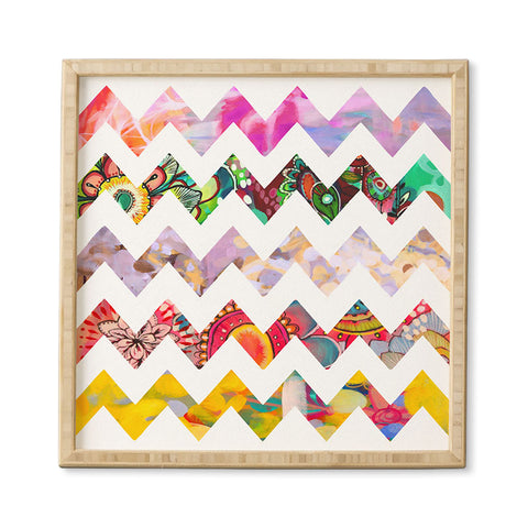 Stephanie Corfee Chevron No 1 Framed Wall Art