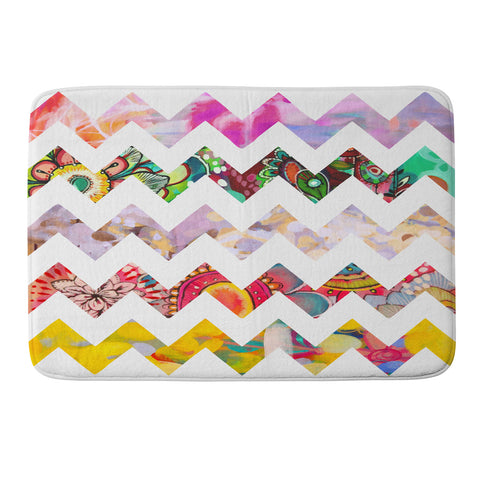 Stephanie Corfee Chevron No 1 Memory Foam Bath Mat