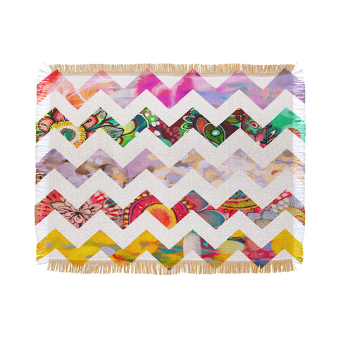 Stephanie Corfee Chevron No 1 Throw Blanket