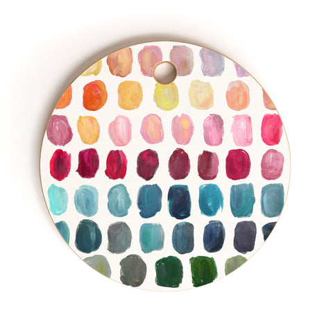 Stephanie Corfee Color Palette Cutting Board Round