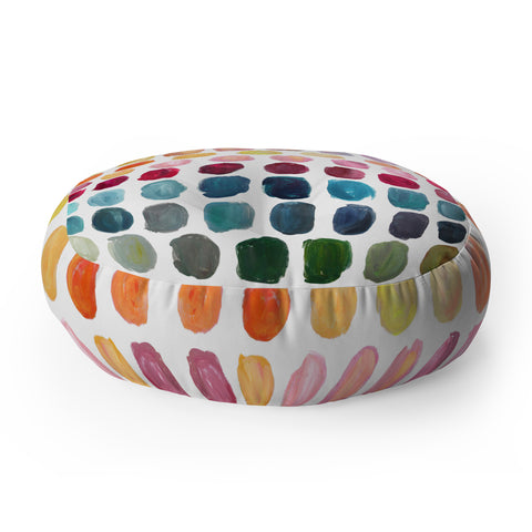 Stephanie Corfee Color Palette Floor Pillow Round
