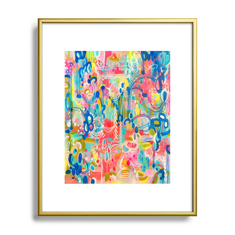 Stephanie Corfee Crazy Town Metal Framed Art Print