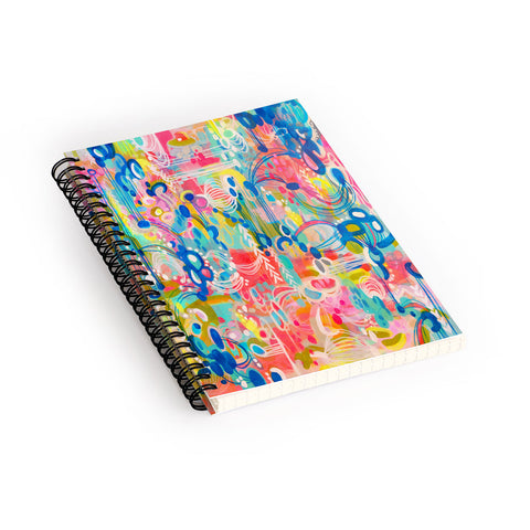 Stephanie Corfee Crazy Town Spiral Notebook