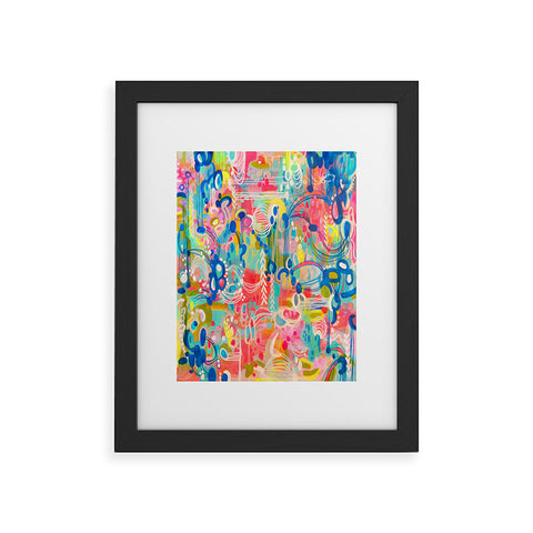 Stephanie Corfee Crazy Town Framed Art Print