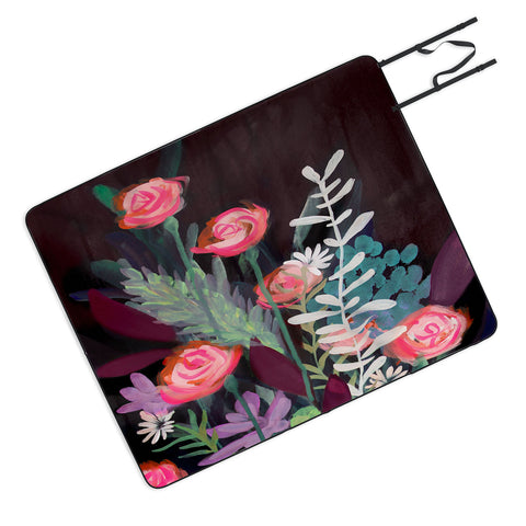 Stephanie Corfee Deep Dark Picnic Blanket