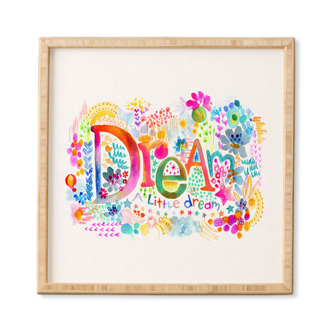 Stephanie Corfee Dream A Little Framed Wall Art