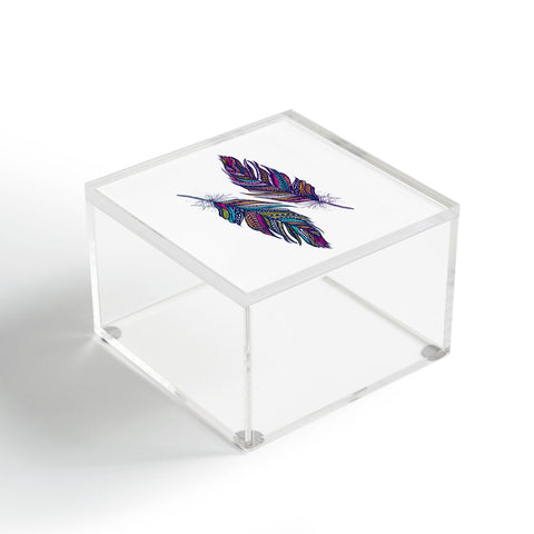 Stephanie Corfee Festival Feathers Acrylic Box