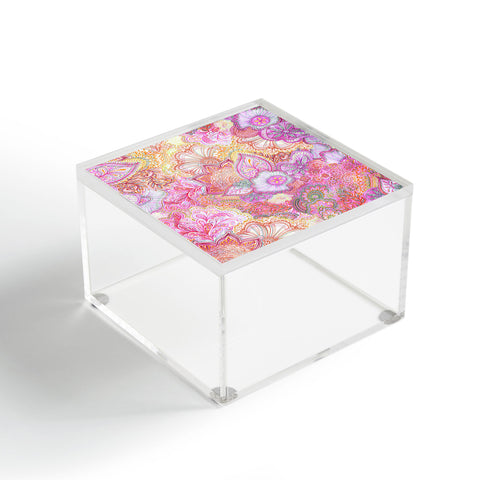 Stephanie Corfee FLOURISH ALLOVER GIRLY PINKS Acrylic Box