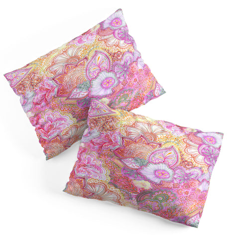 Stephanie Corfee FLOURISH ALLOVER GIRLY PINKS Pillow Shams