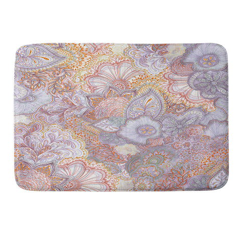 Stephanie Corfee Flourish Allover Muted Desert Memory Foam Bath Mat