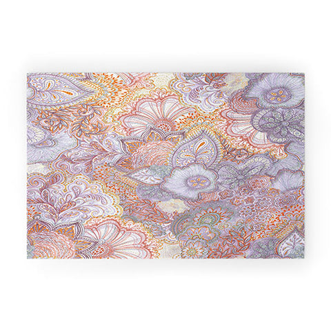 Stephanie Corfee Flourish Allover Muted Desert Welcome Mat