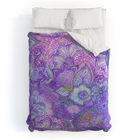 Stephanie Corfee Flourish Allover Purply Comforter