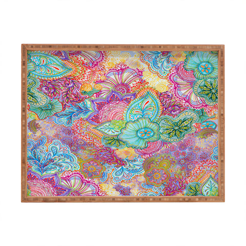 Stephanie Corfee Flourish Allover Rectangular Tray