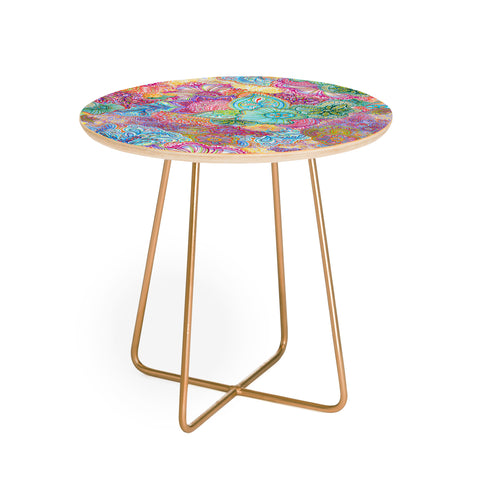 Stephanie Corfee Flourish Allover Round Side Table
