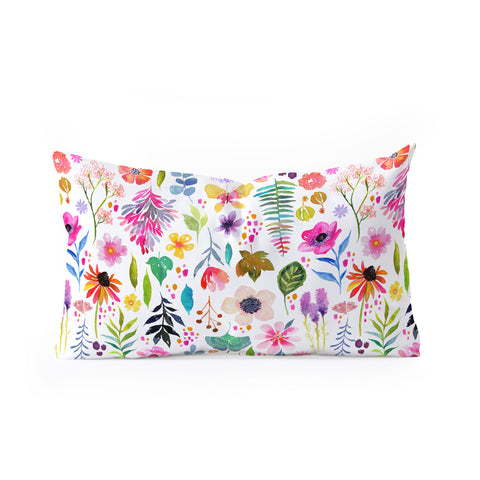 Stephanie Corfee Garden Baby Oblong Throw Pillow