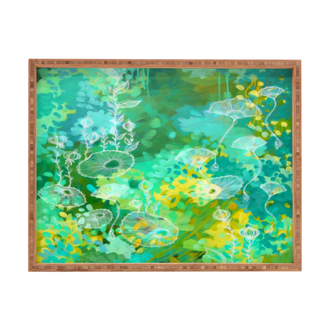 Stephanie Corfee Green Tea Rectangular Tray