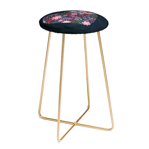 Stephanie Corfee Heart Aflutter Counter Stool
