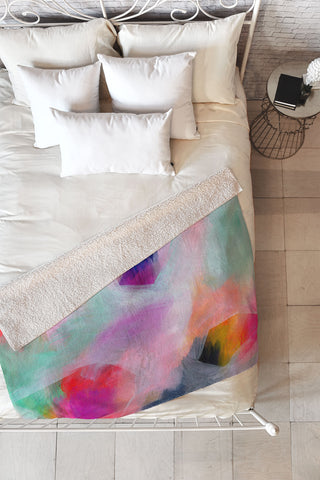 Stephanie Corfee Hidden Gems Fleece Throw Blanket