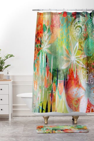Stephanie Corfee Inspired Shower Curtain And Mat