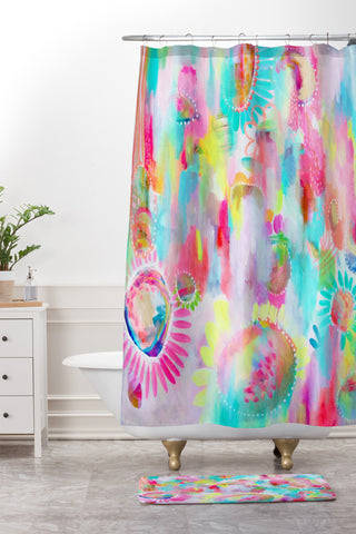 Stephanie Corfee Lollipop Factory Shower Curtain And Mat