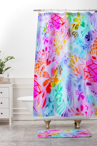 Stephanie Corfee Magic Shower Curtain And Mat