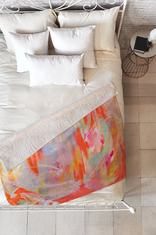 Stephanie Corfee Mermaids Waterfall Fleece Throw Blanket