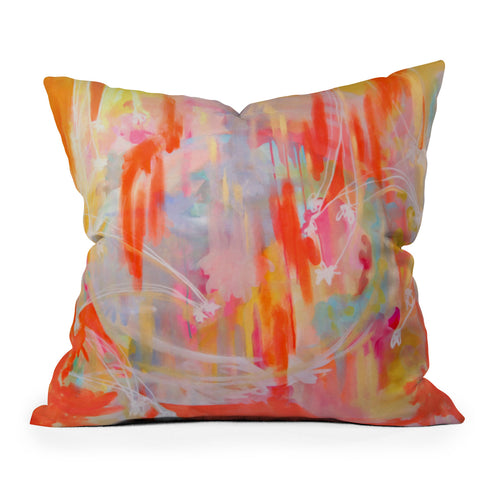 Stephanie Corfee Mermaids Waterfall Throw Pillow