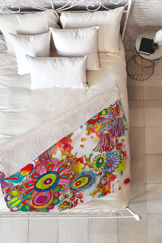 Stephanie Corfee Miss Penelope Fleece Throw Blanket