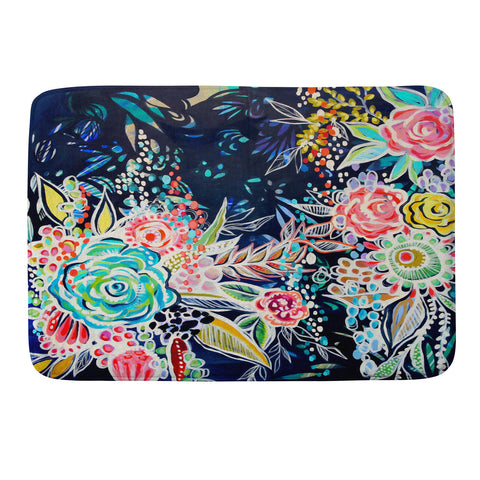 Stephanie Corfee Night Bloomers Memory Foam Bath Mat