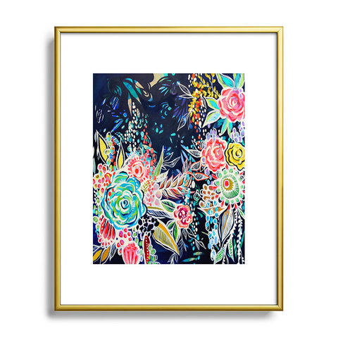 Stephanie Corfee Night Bloomers Metal Framed Art Print