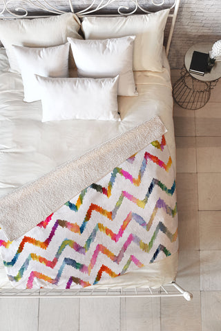 Stephanie Corfee No Ziggity Fleece Throw Blanket