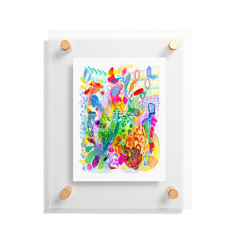 Stephanie Corfee Painted Garden Floating Acrylic Print