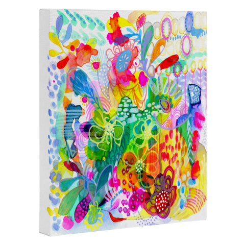 Stephanie Corfee Painted Garden Art Canvas